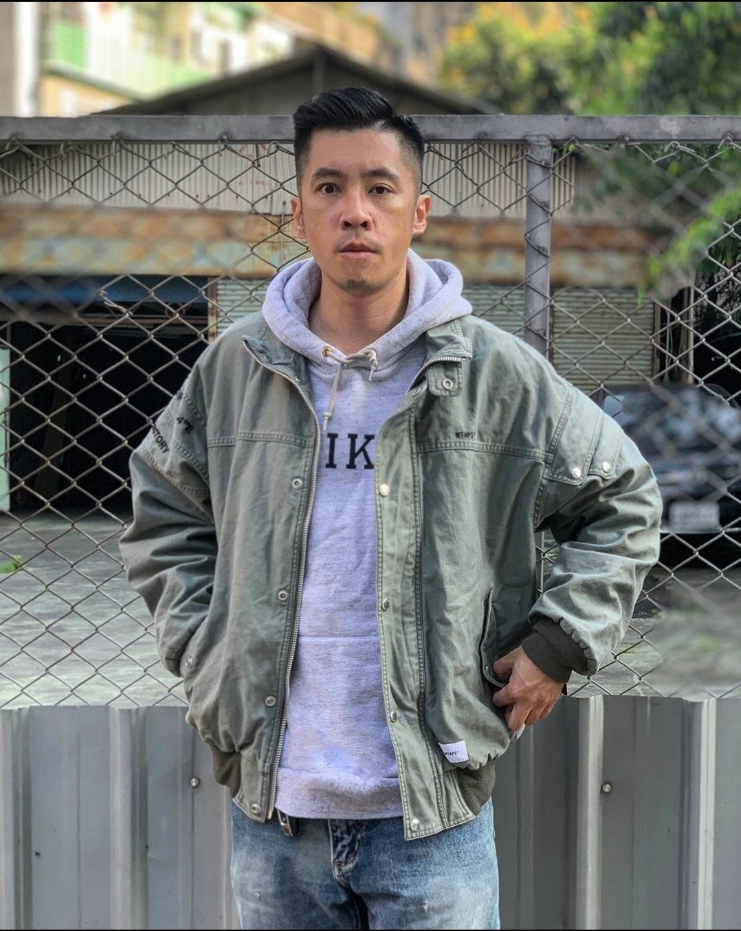 20ss wtaps FAD JACKET COTTON SATIN-