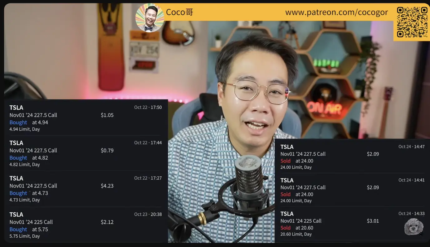Coco哥:Tesla單日爆升22%!業績前幾個鐘已買Call Option! | LIHKG 討論區