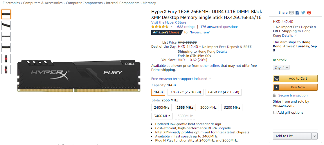 Amazon買ram Lihkg 討論區