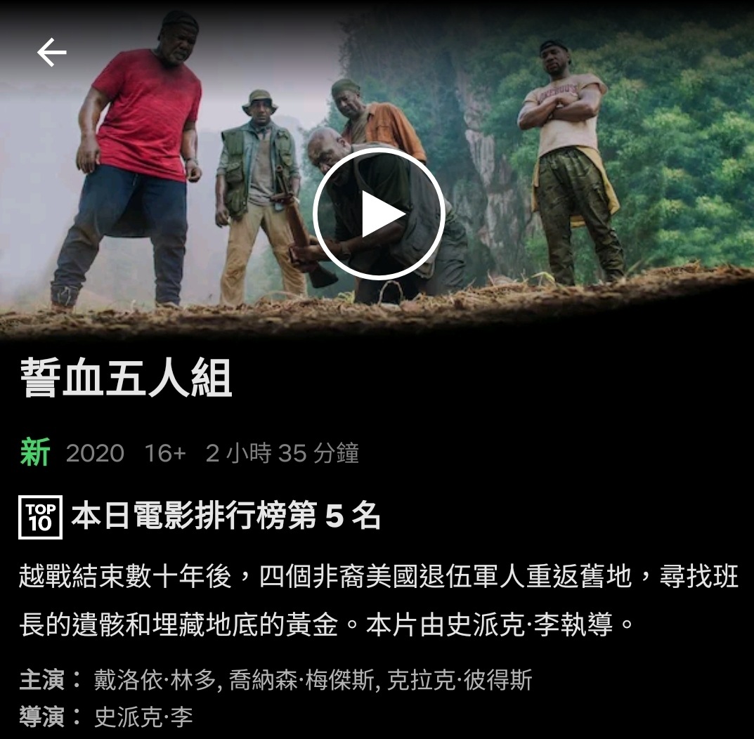 Netflix電影 誓血五人組 Lihkg 討論區