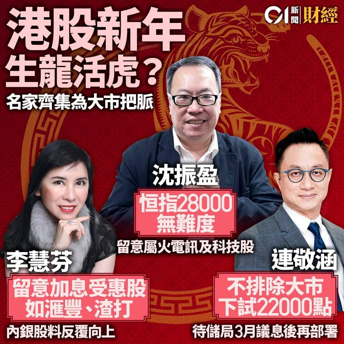 沈大師﹕2022恆指走勢如生龍活虎見28000點無難度！ | LIHKG 討論區