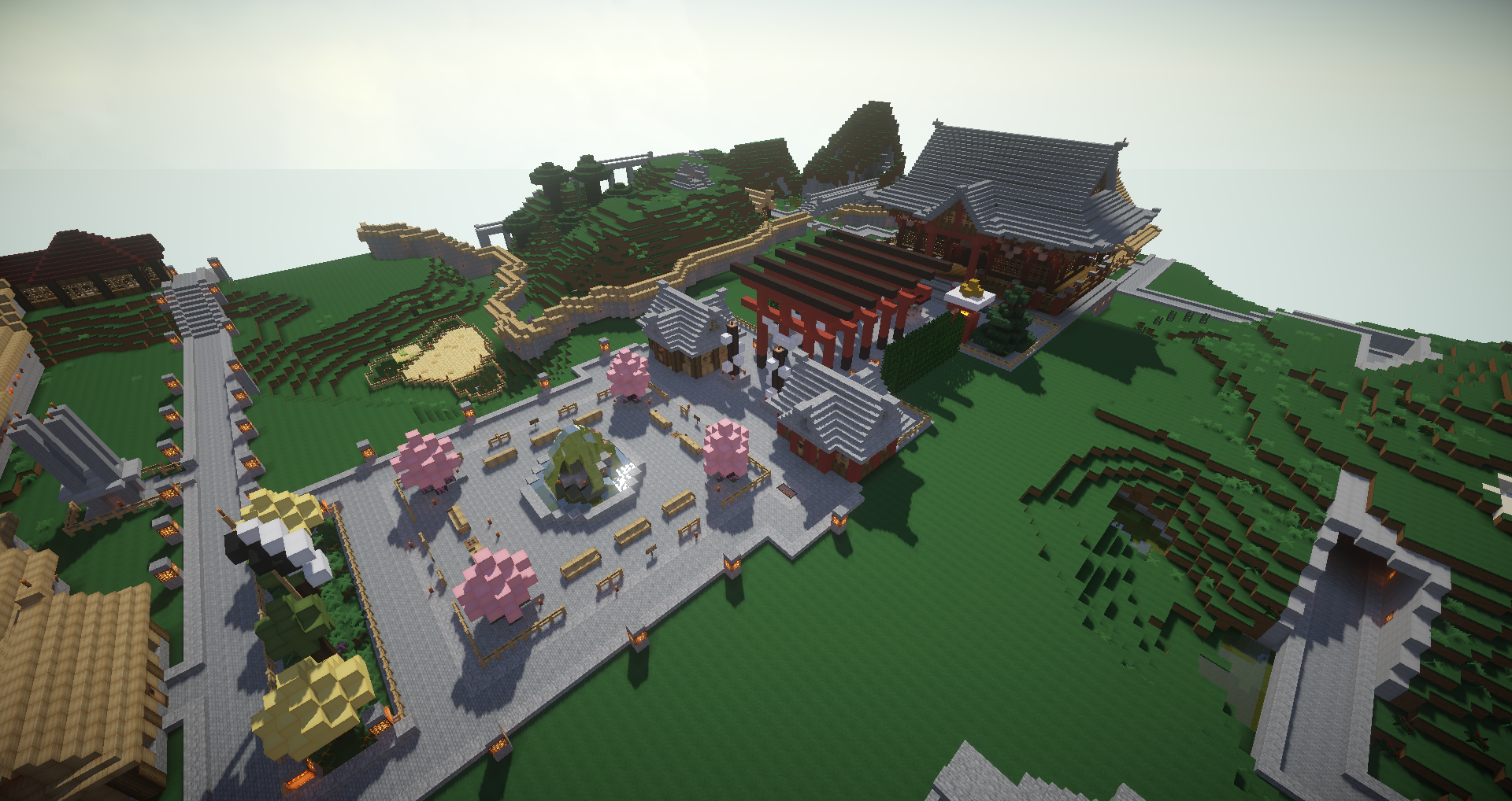心得 日式神社 港式公共房屋 Minecraft 我的世界 當個創世神 哈啦板 巴哈姆特