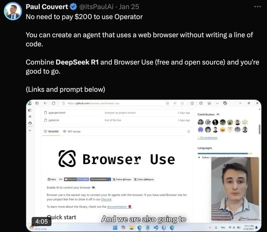 個個掛住j DeepSeek 冇人理OpenAI Operator beta | LIHKG 討論區