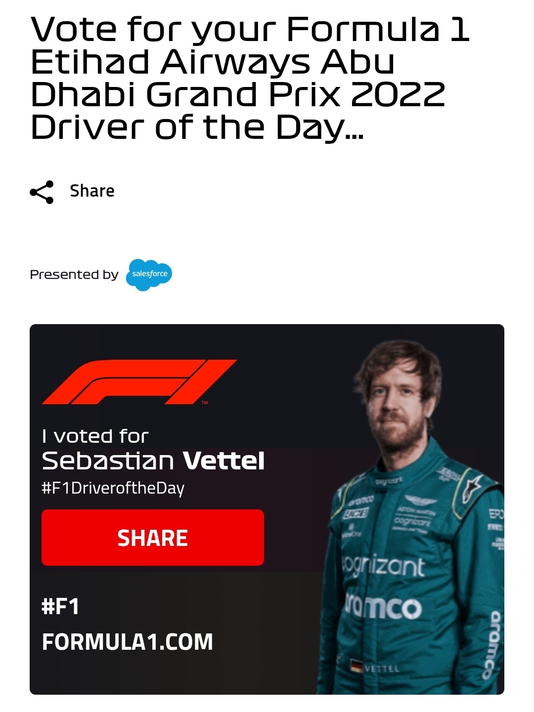 [Danke Seb] F1 2022 阿布扎比站 討論區 4 | LIHKG 討論區