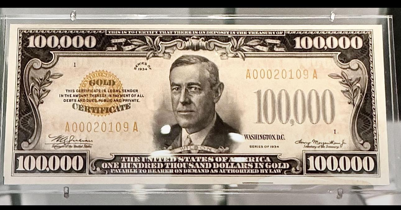 面額100,000美元鈔票| LIHKG 討論區